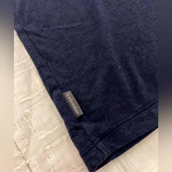 Icebreaker Women’s Central Short Sleeve Sunset Graphic T-Shirt Wool Blend Large - Picture 4 of 8